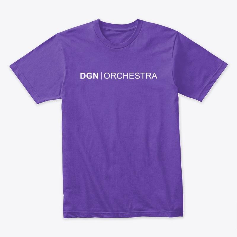 DGN Orchestra tee (white logo)