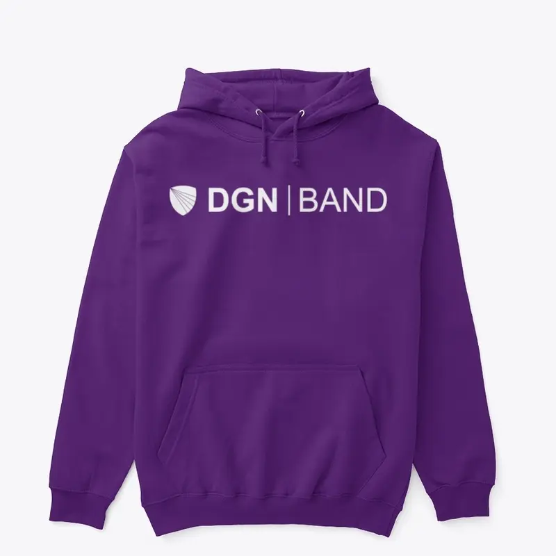 DGN Band Hoodie (white logo)