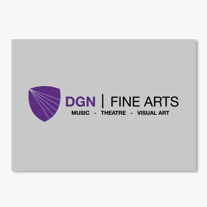 DGN Fine Arts Logo Sticker