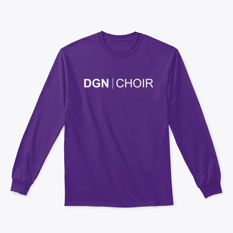 DGN Choir tee (white logo)