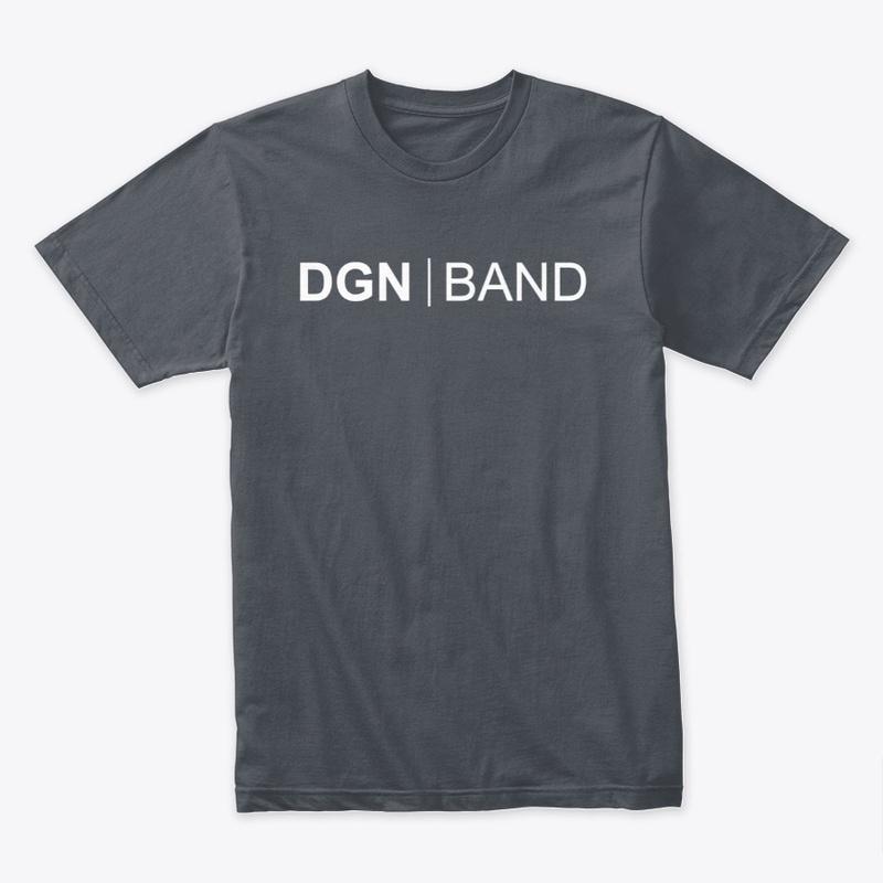 DGN Band tee (white logo)