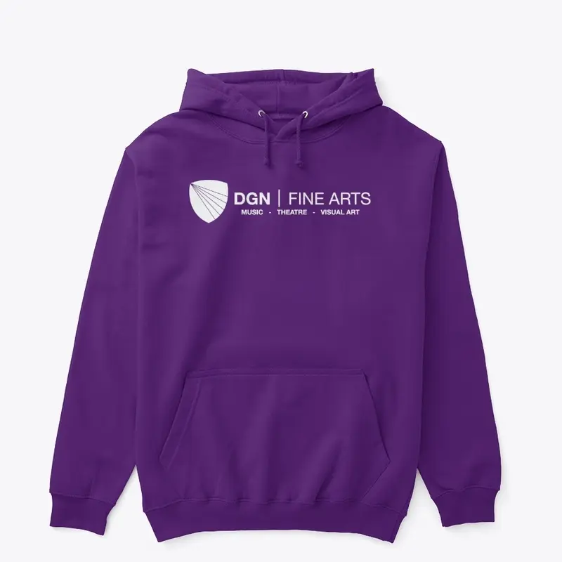 DGN Fine Arts Departments (white logo)