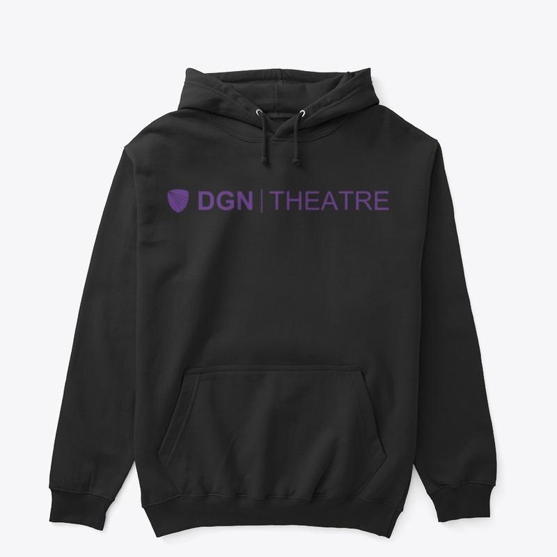 DGN Theatre Hoodie (purple logo) 