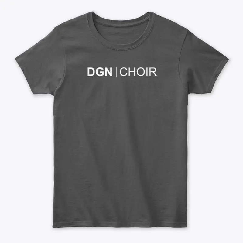 DGN Choir tee (white logo)