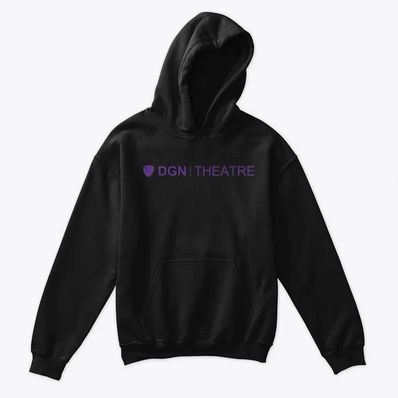 DGN Theatre Hoodie (purple logo) 