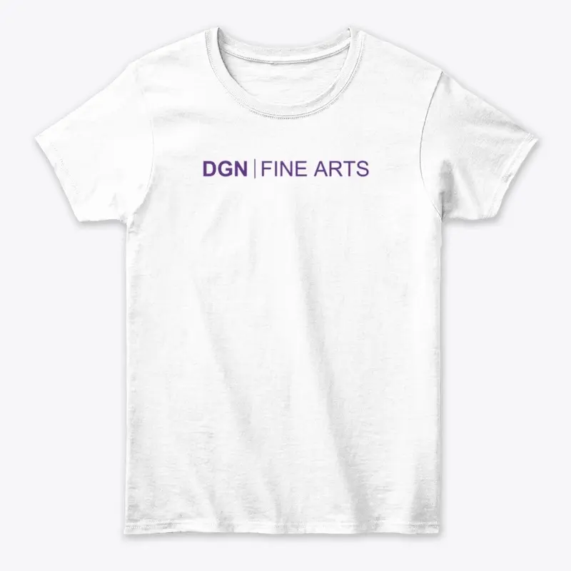 DGN Fine Arts tee (purple logo)