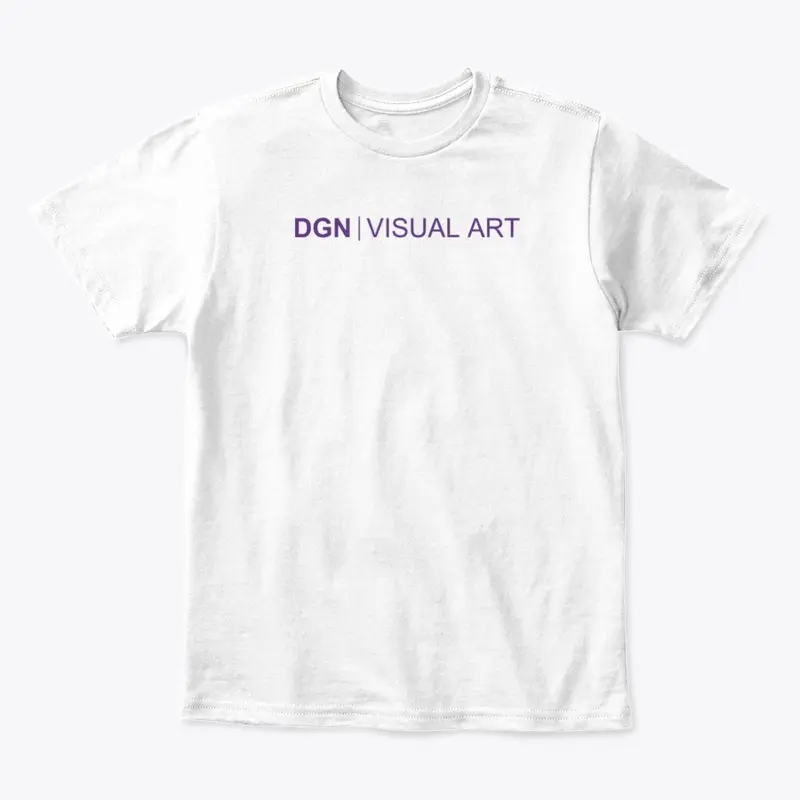 DGN Visual Art tee (purple logo)