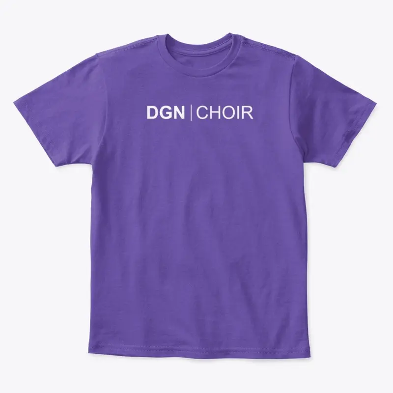 DGN Choir tee (white logo)