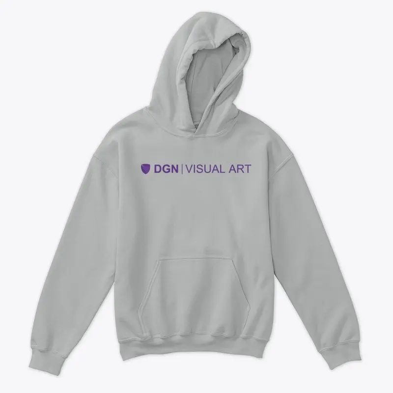 DGN Visual Art Hoodie (purple logo)