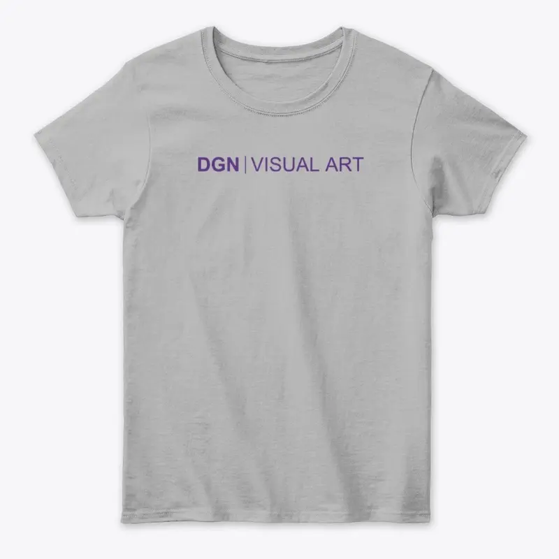 DGN Visual Art tee (purple logo)