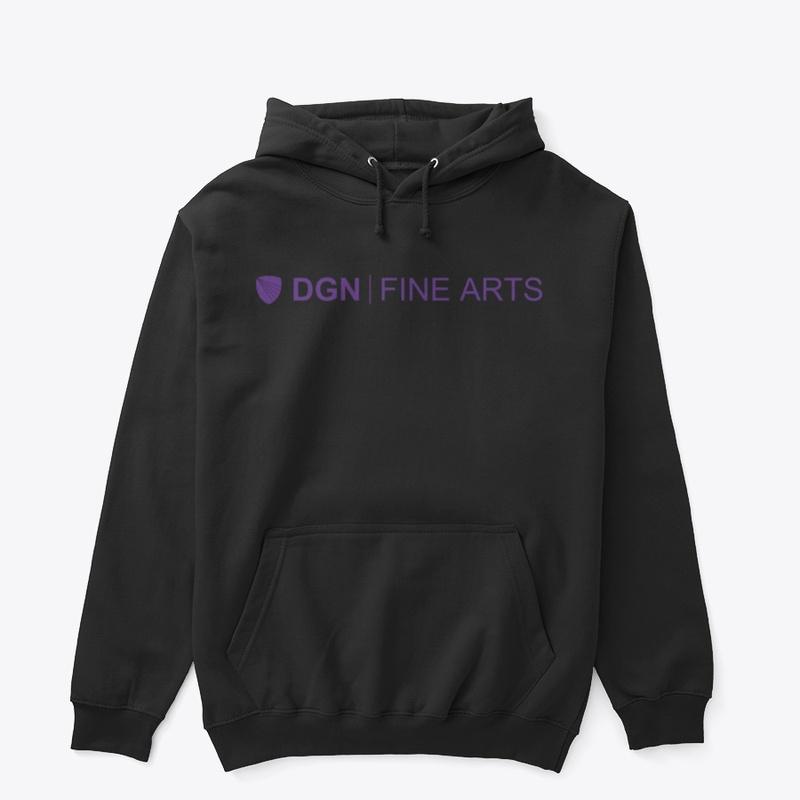 DGN Fine Arts Hoodie (purple logo)