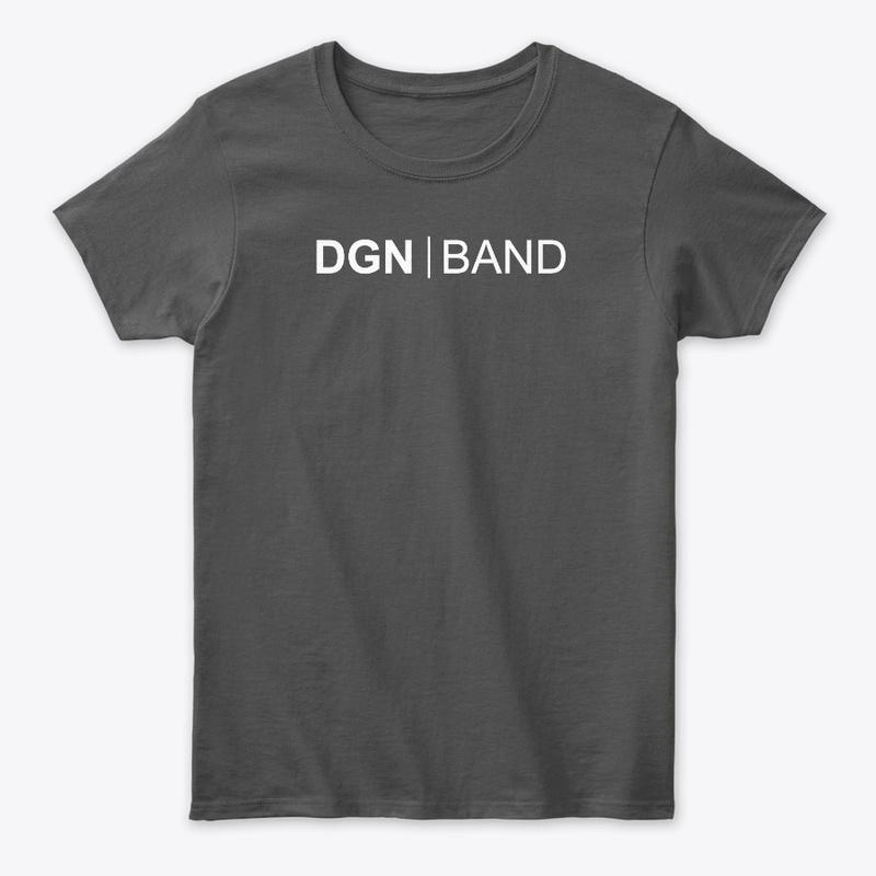 DGN Band Tee (White Logo)