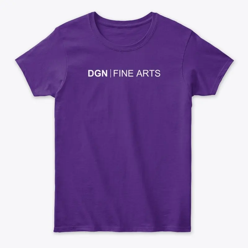 DGN Fine Arts tee (white logo)