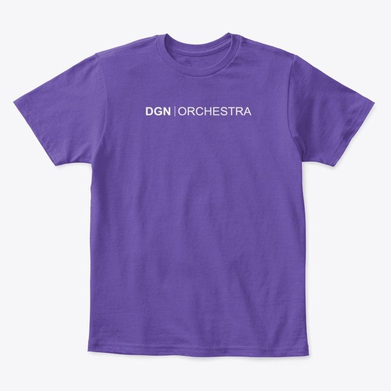 DGN Orchestra tee (white logo)